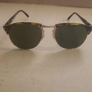 Persol Brown and Gold Sunglasses